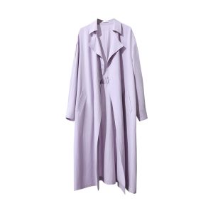 AMII | Fall Resort Style Lapel Loose Sleeve Convertible Blouse