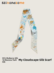 Silk Long Scarf