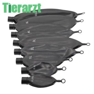 2025Animal Repeatable Breathing Anesthesia Bag Super Large latex Anesthetic Airbag Veterinary Respiratory Bag Storage 0.25L-30L