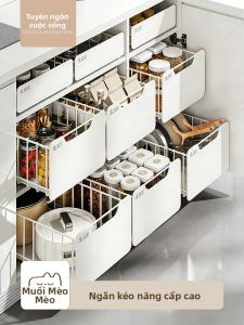 SHENGHUOXUANYAN | Pull-out Drawer Organizer for Kitchen Storage