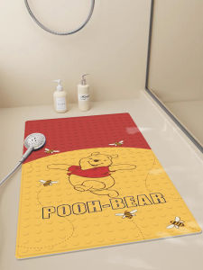 Bathroom Anti-Slip Cartoon Bear Suction Cup Mat Shower Room Bathing Special Anti-Fall Pad Toilet PVC Winny Bear Adhesive Pad