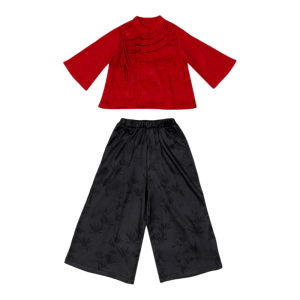 MPW | New Chinese Style Childrens Outfit Two-Piece Set Autumn 2025 Hanfu Performance Costume For Boys And Girls Traditional Chinese Costume