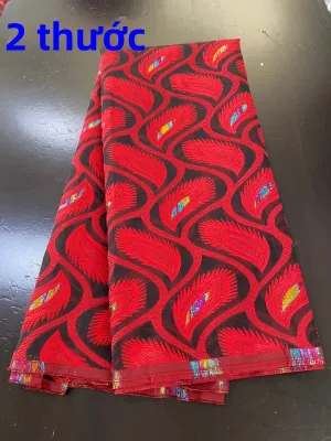 Vải Ren Jacquard Cao Cấp Chất Lượng Cao Của Nigeria Giảm Giá Đặc Biệt 2 Thước Thoáng Khí Đính Hạt Dùng May Váy Dự Tiệc Sang Trọng
