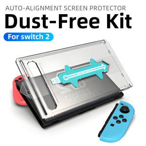 9H Hardness Tempered Glass for Nintendo Switch 2 | Auto Dust-Free Chamber | Anti-Scratch & Bubble-Free Screen Protector