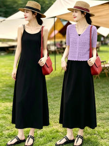 Summer Ice Silk Lace Openwork Sun Protection Outfit Women Clothing Set