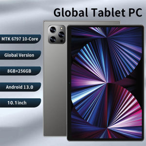 BDF | New 10.1 Inch Android 13.0 Global Version Tablet PC Ten Core 8GB RAM 256GB ROM 4G LTE Double SIM 5G WiFi Tablets 8000mAh