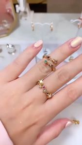 MARON แหวนนพเก้า แหวนเงินแท้ แหวนพลอยแท้ เสริมดวง ตามตำราโหราศาสตร์ไทย | Nine Lucky Stars Cross Ring