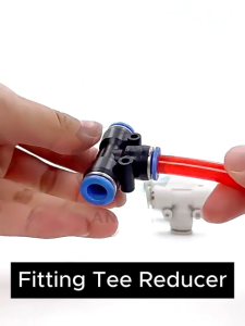 Fitting Tee Reducer Pneumatic Slip Lock Selang 4mm 6mm 8mm 10mm 12mm 14mm 16mm