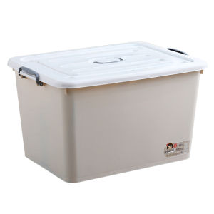 Extra Large Thickened Plastic Storage Box Super Capacity Moving Organization Box Clothes Storage Container Home Use