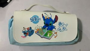 Sanrio Large Pencil Case Kuromi Pencil Bag School Stationery Box Cinnamoroll Melody Multifunctional Zipper Storage Pencil Box