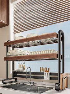 JUMEISHI | Multi-purpose Stainless Steel Sink Organizer
