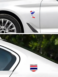 Nhãn dán cờ Thái Lan Logo nhôm decal chống nắng không thấm nước chất lượng cao