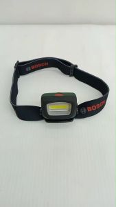 BOSCH ไฟฉายคาดหัว LED Head Lamp รุ่นใหม่ล่าสุด 1600A0307X ปรับได้ 3 ระดับ สว่างมาก / ปลานกล่าง / กระพลิบเร็ว ของแท้ 100%