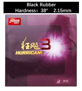 DHS | News DHS Hurricane 3 H3 Pimples in Table Tennis Rubber with Sponge Ping Pong Racket Rubbers Sheet Tenis De Mesa