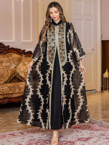 New Sequin Dress Middle Eastern High-end Elegant Pure Muslim Two-piece Set Fashionable and Comfortable Design Suitable for Da