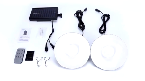 WildPioneer Lampu Solar Light Solar Chandelier Waterproof Pendant LED Solar Light Outdoor Lighting Solar lamp