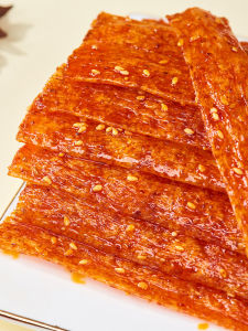 Flavorful Spicy Snack Strips 90s Childhood Nostalgia Explosively Spicy Deliciousness Satisfaction Craving Relief Snacks