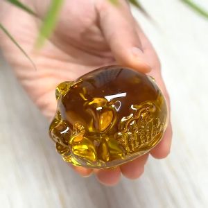 Tượng heo pha lê 5cm trang trí phong thủy nhà cửa decor bàn trà chiêu tài may mắn