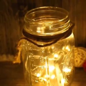 Dây Đèn LED Dùng Pin Tiện Lợi Dài 5M 3M 2M 1M 05M Đèn Đom Đóm Ánh Vàng Ấm Áp Trang Trí Nhà Cửa Decor Tiệc Cưới Sự Kiện