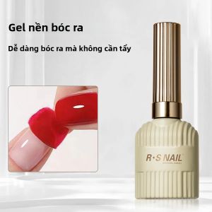 Sơn Gel Móng Tay RSNAIL 10g Dạng Bóc Lớp Nền Trong Suốt Bán Vĩnh Cửu Khô Tự Nhiên Dùng Cho Chăm Sóc Và Bảo Vệ Móng.