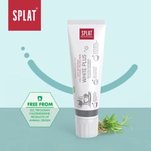 SPLAT Professional White Plus Toothpaste Polishes Enamel Removes Stains 除牙渍 | Ubat gigi pemutih [100ml]