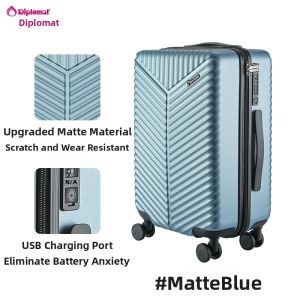 Diplomat | Durable Password Lock Trolley Case 20 inch