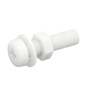 GUWANJI | White Insulated Nylon Screw Set with Washers Nuts