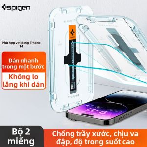 Spigen | Miếng Dán Bảo Vệ Màn Hình Chống Sốc Chống Nổ Chống Xước Chống Vân Tay Che Kín Toàn Bộ Màn Hình