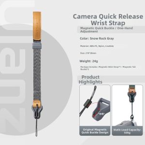 ULANZI | Quick Release Magnetic Leather Camera Wrist Strap
