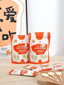 QTMM High Calcium Milky Lollipop 12m+ 秋田满满 酪蛋白高钙牛奶棒棒糖(Baby Lollipop/宝宝糖果/宝宝棒棒糖)天天米好TianTianRiceKL