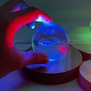 Đế Đèn Gỗ Có Thể Sạc Lại 10cm Đế Xoay LED Giá Đỡ Đèn Gỗ Kèm Bộ Chuyển Đổi Nguồn Cho Đèn Nghệ Thuật