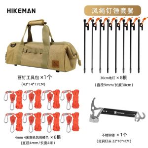 ที่ย้ำแรงดันลม HIKEMAN ปีนเขากลางแจ้งอะลูมิเนียมอัลลอยด์หนาและหนาสำหรับพื้นที่กางเขนที่ปรับได้และขยายได้