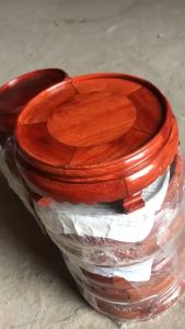 Kỷ tròn Đế chân tròn Đế kê đồ đôn kê cây cảnh đồ vật trang trí nhà cửa gỗ hương