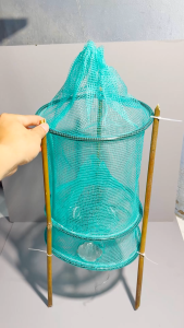 Combo 10 Lợp Tép Cải Tiến Lưới Xanh Kèm Cây