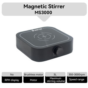 WESTTUNE Mnini Lab Magnetic Stirrer 3000RPM 3L Liquid Magnetic With Stir Bar Liquid Mixer Stirring Equipment For Automatic Lab