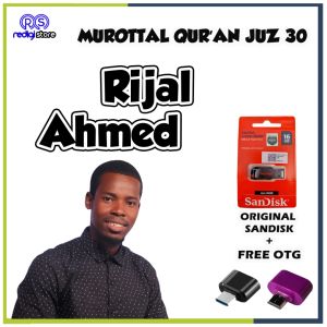 ABARASHOP USB Flashdisk Murottal Quran Juz 30 Murotal Alquran Juz Amma Bacaan Merdu Rijal Ahmed