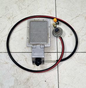 bếp nướng GAS du lịch đa năng bật cháy loại 17x22cm kèm dây van GAS du lịch