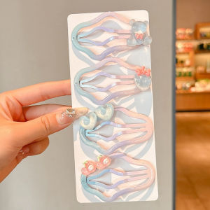 NING ZHOU | Cute Duckbill Side Fringe Organizer Barrettes New Arrival