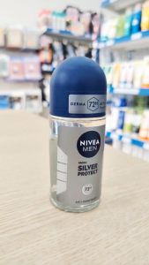 Lăn Khử Mùi Nam Nivea Men Silver Protect 50ml – Công Nghệ Ion Bạc Ngăn Mùi Giảm Mồ Hôi Bảo Vệ 72H