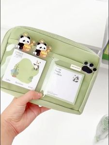 SDG  12-ชั้น กระเป๋าใส่ปากกา จุได้มาก ซิปรอบ ถุงเก็บปากกา แฟชั่นสำหรับผู้หญิง ช่องเปิดขนาดใหญ่90องศา กระเป๋าใส่เครื่องเขียน สำหรับนักเรียน