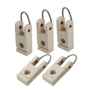 IRIN | IRIN PO-15 10Pcs Piano Butt Plates Wooden Flanges Repair Tools Upright Piano Replacement Parts Keyboard Instrument Accessories