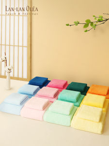 Soft Pure Cotton Bath Towel Set for Couples Absorbent Quick Dry Non-shedding Home Use Female Version Male Version Available