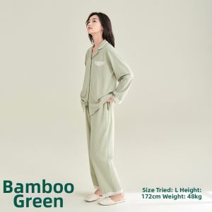 Super Soft Pure Cotton Long Sleeve Couples Sleepwear