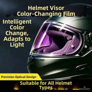 LUKSEN | Color Changing Waterproof Fog-Proof UV Protective Helmet Visor Film