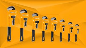 Mỏ lết răng size lớn INGCO đủ size (HPW0810 HPW0812 HPW0814 HPW0818) thép Cr-V siêu cứng chống rỉ