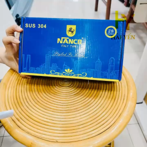 Khóa tay gạt NANCB 402 hợp kim tim thau dành cho cửa nhôm cửa gỗ cửa sắt đố 3x6 hệ 700
