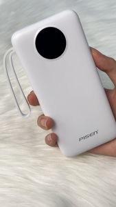 Sạc Dự Phòng PISEN 10000mAh / 20000mAh công suất 22.5W Có Dây Sạc Nhanh PD QC – 4 Dây Tích Hợp Màn Hình LED Pin Sạc Nhanh iPhone Android - Model : D099/D100- Hàng chính hãng bảo hành 24 tháng