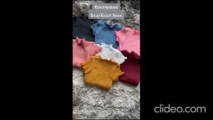 Baju Rajut Anak Perempuan Lengan Pendek Kriwil 1-4 th MINAE Gaya Korea JISOO TEE Always Barokah