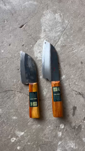 มีดแล่ปลาด้ามไม้ มีดแล่ แล่เนื้อ มีดผีเสื้อ อ.อยุธยา เหมาะสำหรับแล่เนื้อปลา หรือใช้งานทั่วไปในครัว