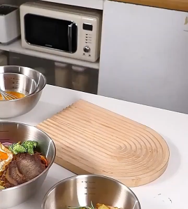 3pcs/Set Korean 304 Stainless Steel Mixing Bowl Thick Baking Bowl Storage Bowl Fruit Salad Bowl